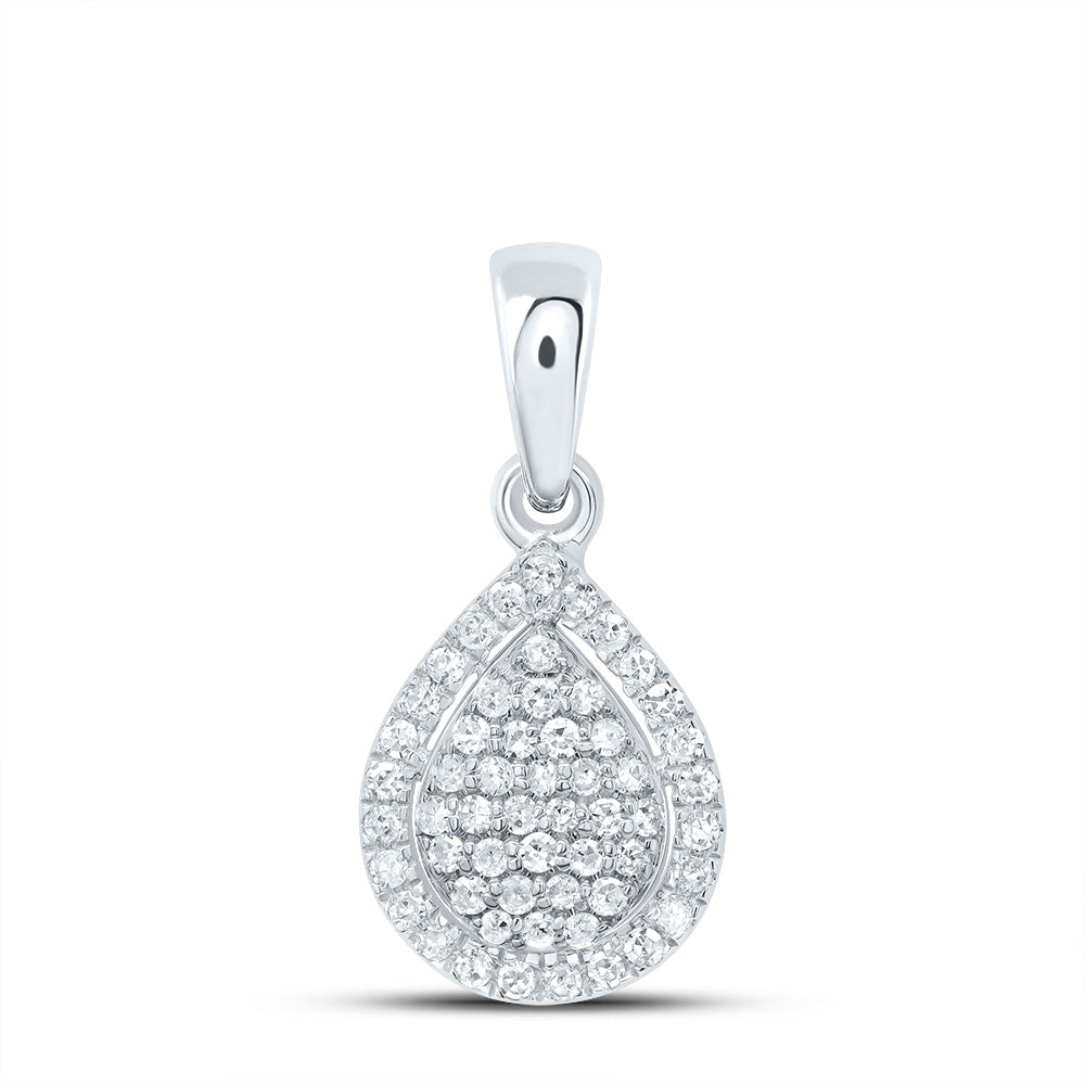 1/8CTW-DIA P1 GIFT PEAR PENDANT