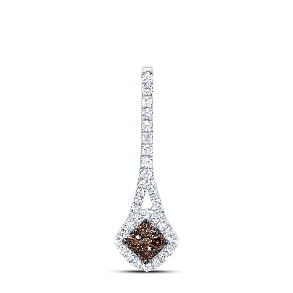 1/4CTW-DIA P1 GIFT COGNAC NATURAL DIAMOND PENDANT