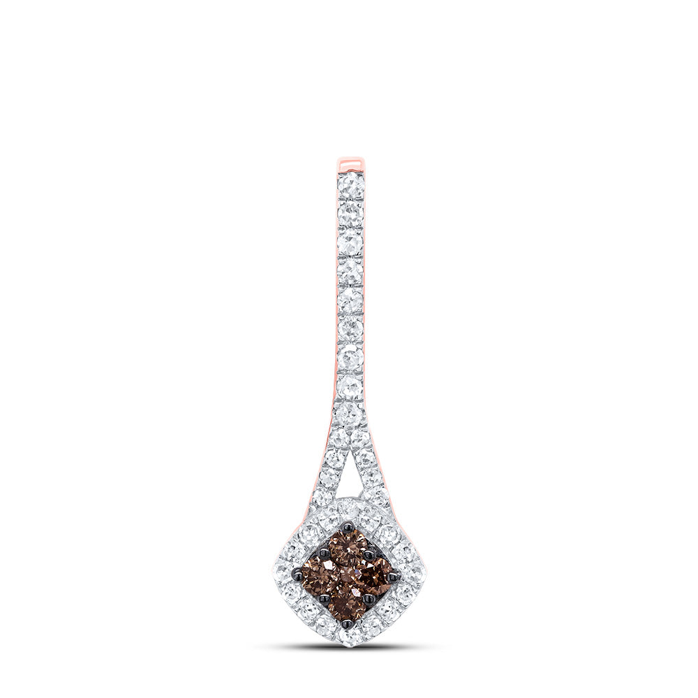 1/4CTW-DIA P1 GIFT COGNAC NATURAL DIAMOND PENDANT