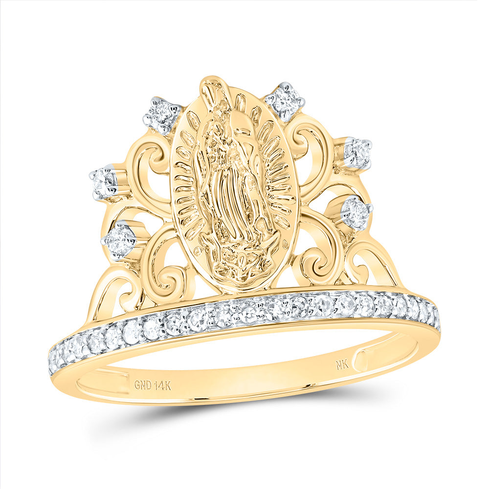 1/5CTW-DIA NK FASHION VIRGIN MOTHER MARY LADIES RING
