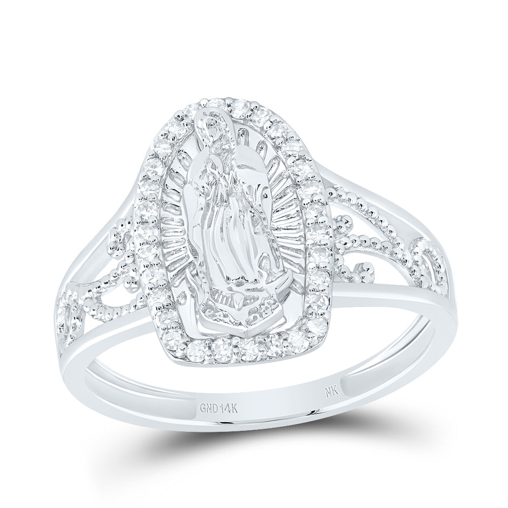 1/5CTW-DIA NK FASHION VIRGIN MOTHER MARY LADIES RING