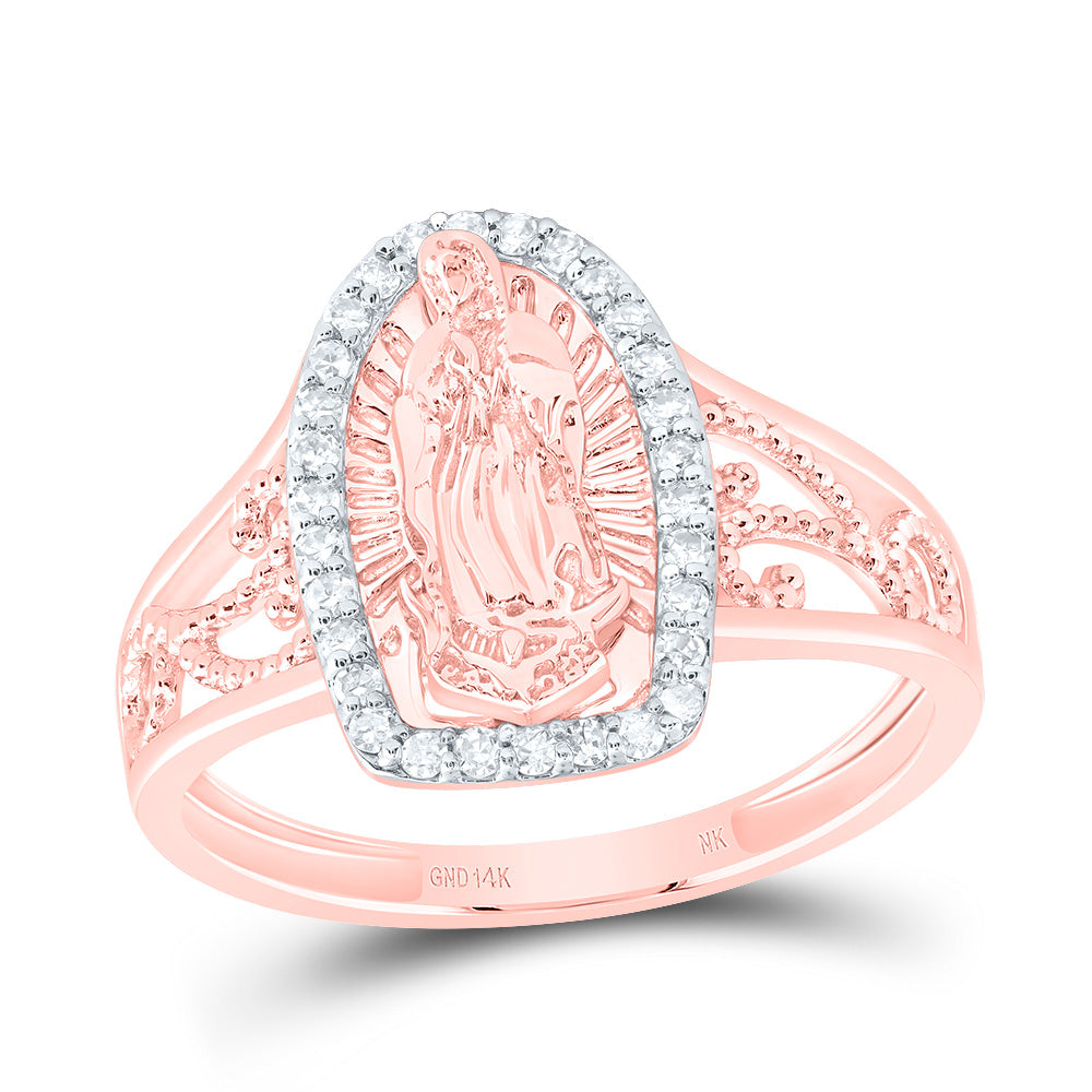 1/5CTW-DIA NK FASHION VIRGIN MOTHER MARY LADIES RING