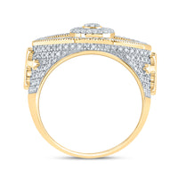 Load image into Gallery viewer, 7/8CTW-DIA NK FASHION EVIL EYE MEN&#39;S RING
