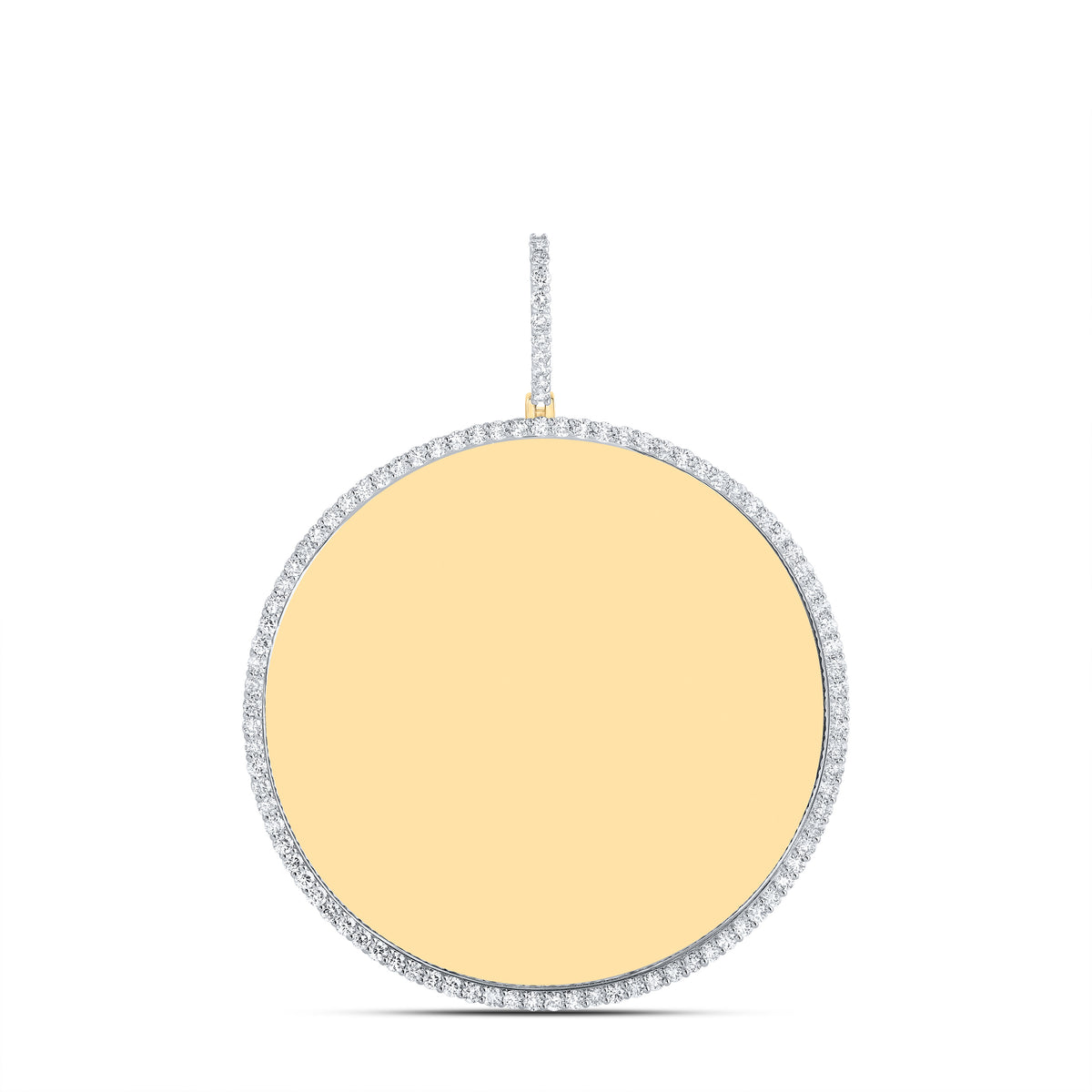 3 3/8CTW-DIA NK MEMORY ROUND MENS CHARM