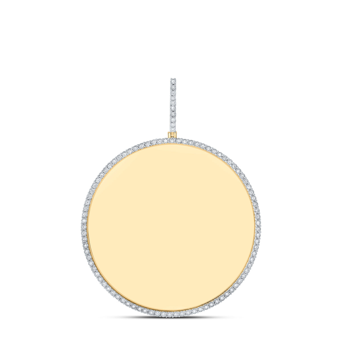 3/8CTW-DIA NK MEMORY ROUND MENS CHARM