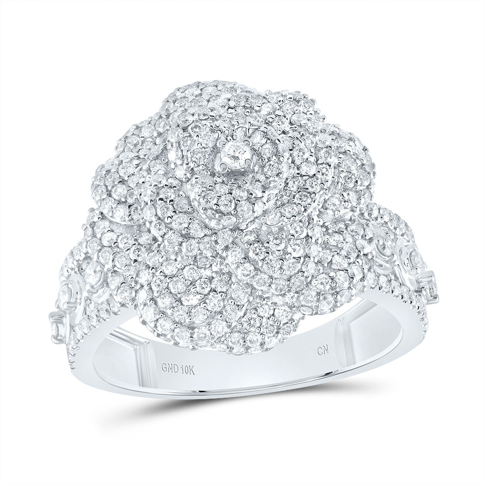 2 CTW-DIA CN FASHION ROSE RING