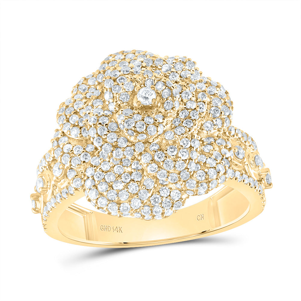 2 CTW-DIA CN FASHION ROSE RING