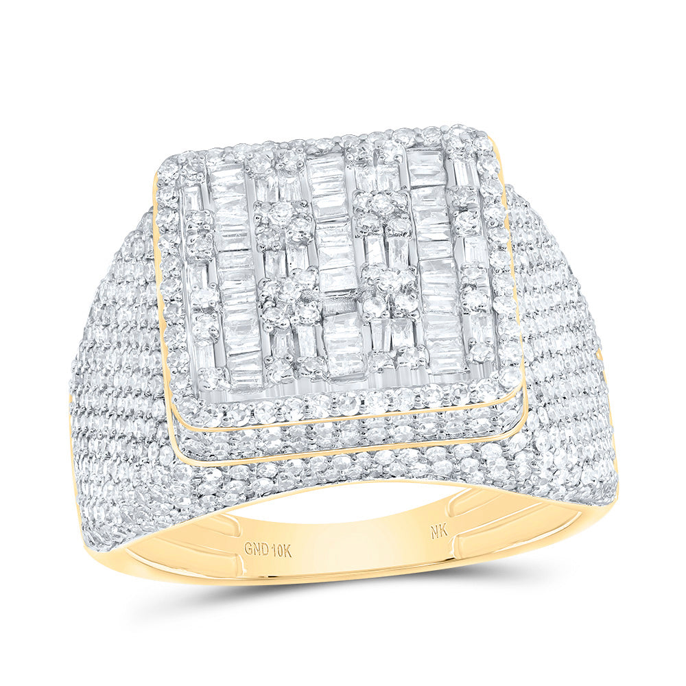 2 1/2CTW-DIA NK FASHION SQUARE MENS RING