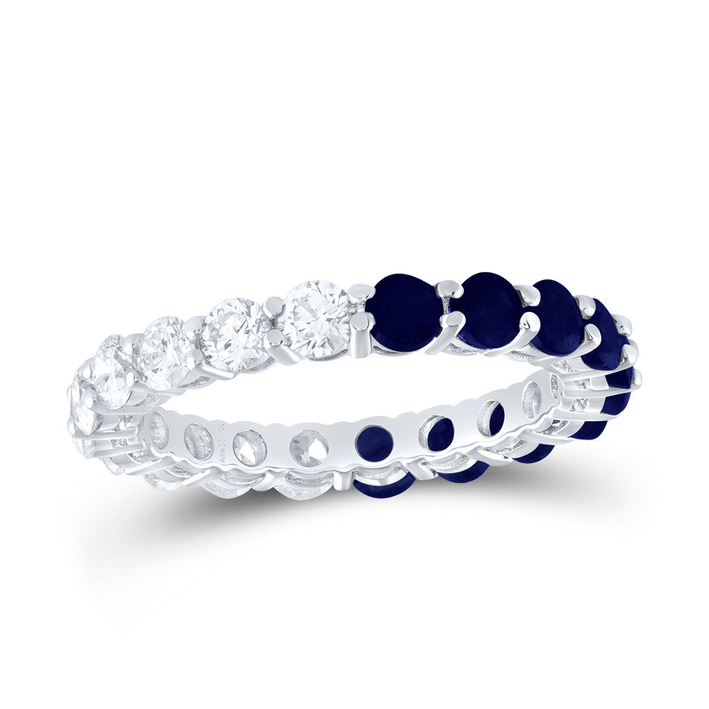 1 1/4CTW-DIA ANA M 2CTW-RD-BS NAT GEM RING