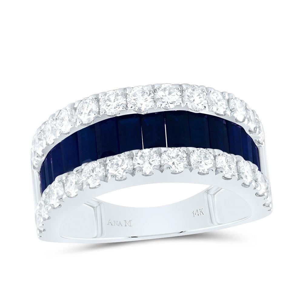 1 1/2CTW-DIA ANA M 2 5/8CTW-BG-BS NAT GEM LADIES BAND
