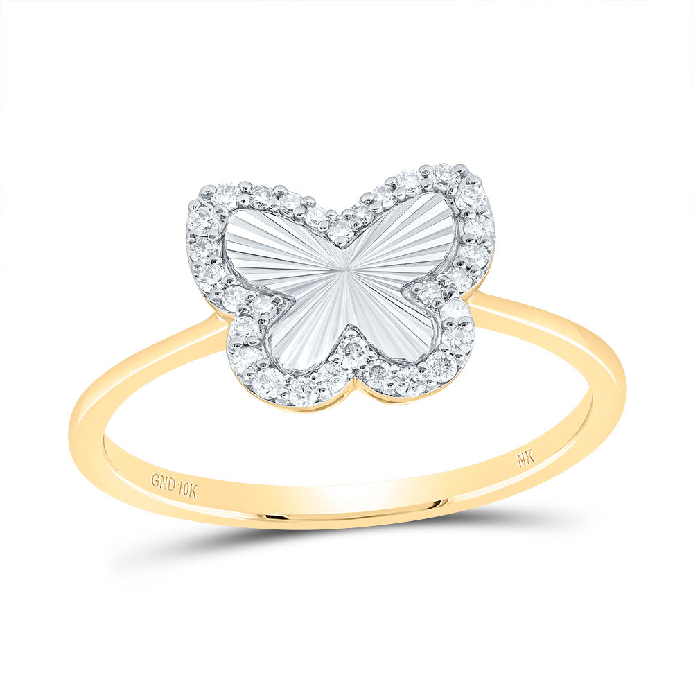 1/5CTW-DIA NK FASHION BUTTERFLY RING