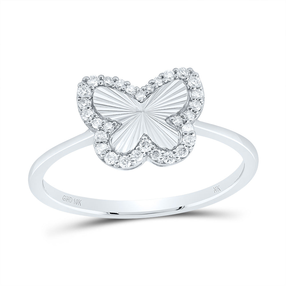1/5CTW-DIA NK FASHION BUTTERFLY RING