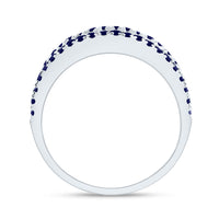 Load image into Gallery viewer, 3/8CTW- DIA ANA M BAGUETTE 3/4CTW RD-BS NAT GEM LADIES BAND
