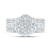 Load image into Gallery viewer, 1CTW-DIA NK FASHION FLOWER RING
