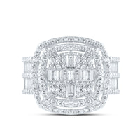 Load image into Gallery viewer, 1 3/4CTW-DIA ANA M FASHION CUSHION BAGUETTE BRIDAL RING
