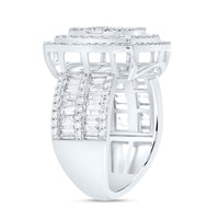 Load image into Gallery viewer, 1 3/4CTW-DIA ANA M FASHION CUSHION BAGUETTE BRIDAL RING
