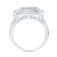 Load image into Gallery viewer, 1 3/4CTW-DIA ANA M FASHION CUSHION BAGUETTE BRIDAL RING
