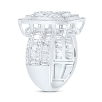 Load image into Gallery viewer, 1 7/8CTW-DIA ANA M FASHION SQUARE BAGUETTE BRIDAL RING
