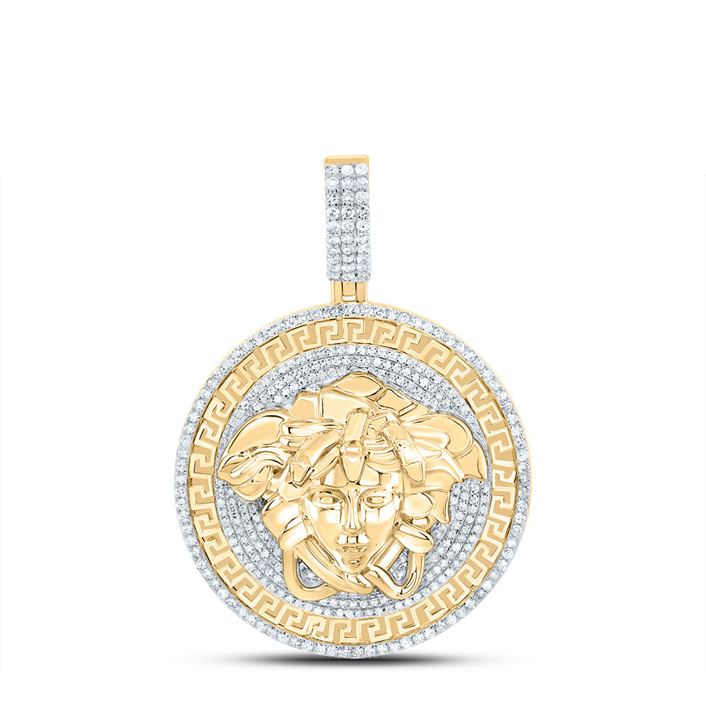 1 1/3CTW-DIA P1 MEDUSA MENS CHARM