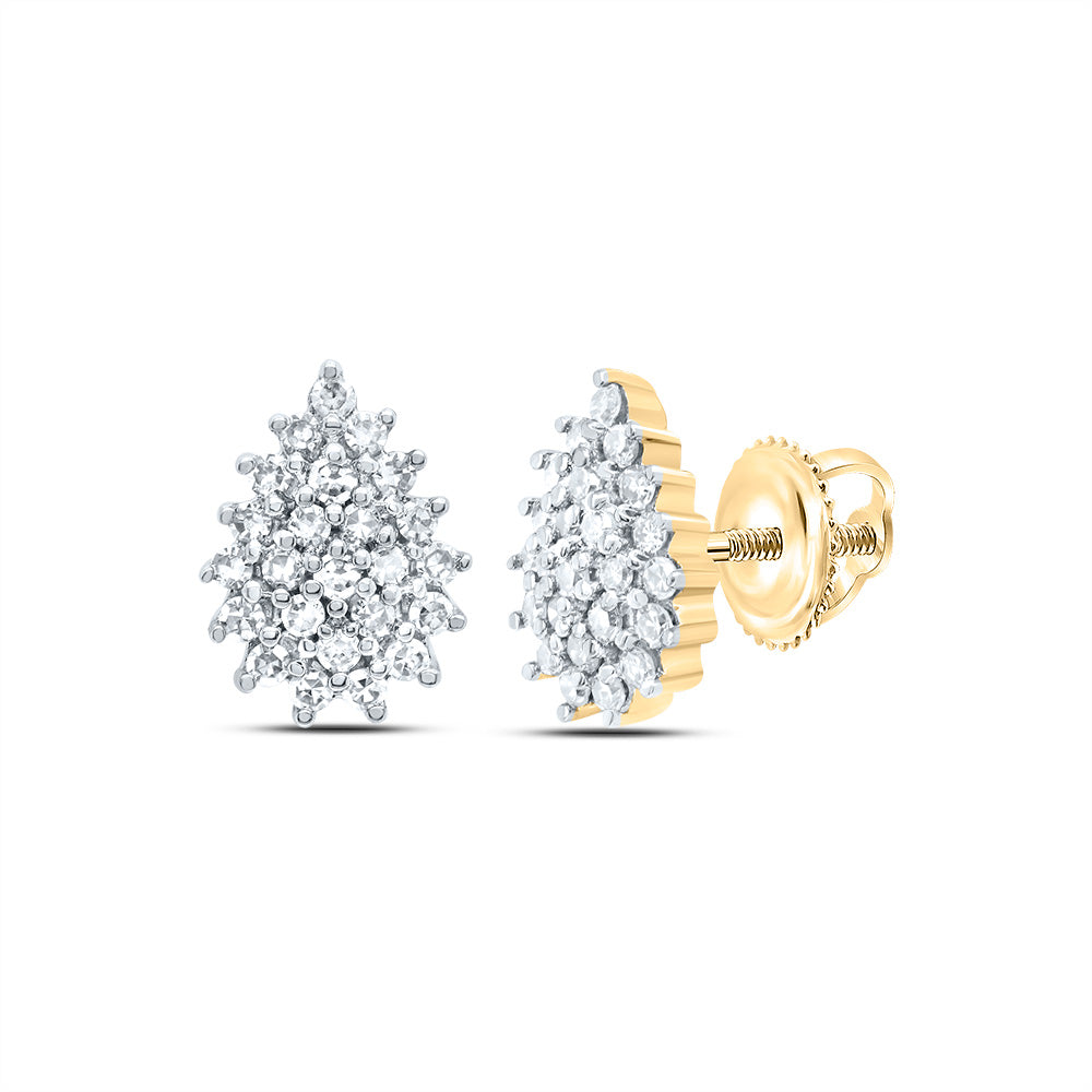 1/5CTW-DIA NK GIFT PEAR STUD EARRING