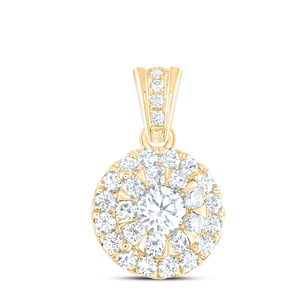 3/4CTW-DIA ANA M ELITE 1/4CT-CRD FASHION ROUND PENDANT