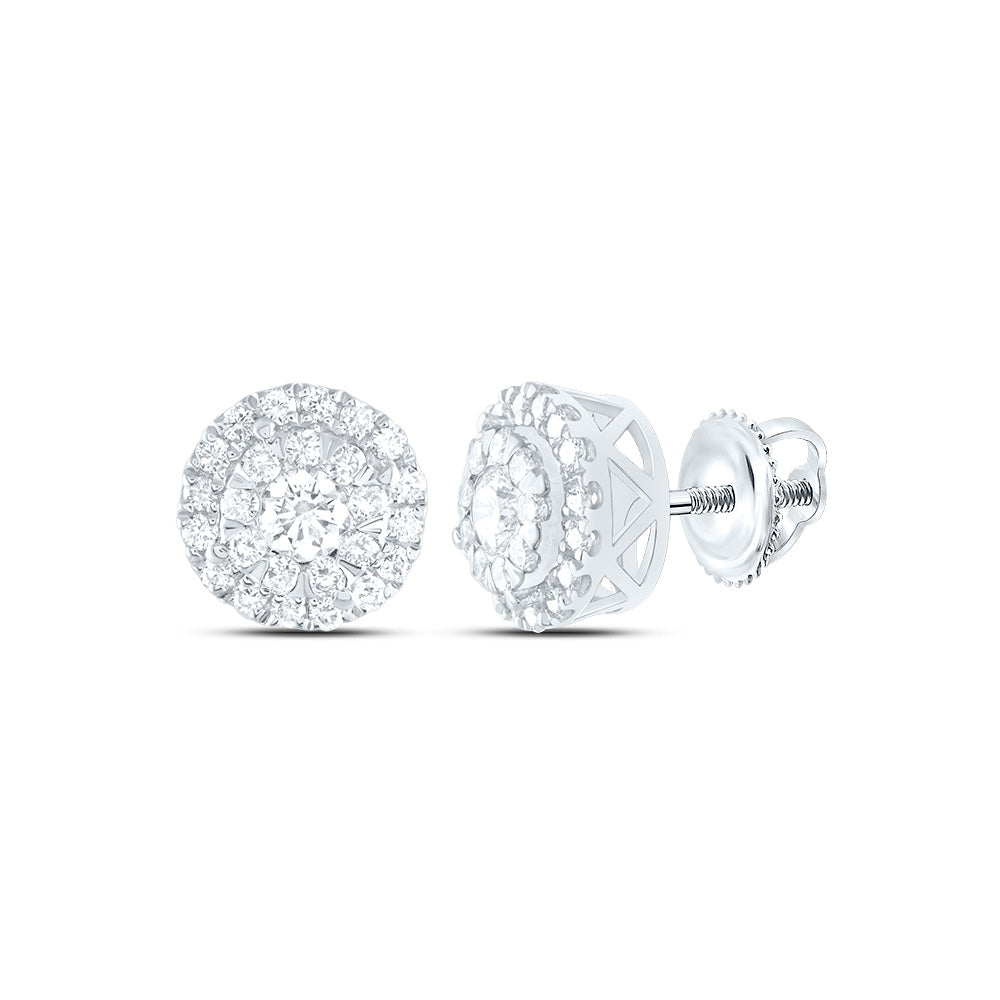 5/8CTW-DIA ANA M ELITE FASHION ROUND STUD EARRING