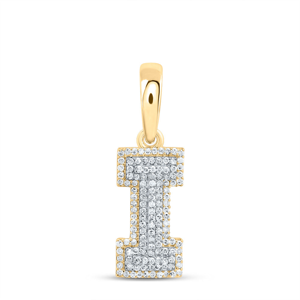 3/8CTW-DIA P1 GIFT INITIAL "I" PENDANT