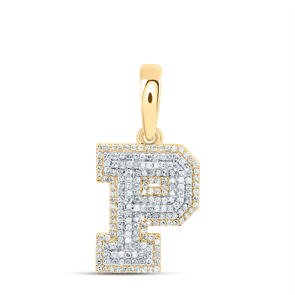 1/2CTW-DIA P1 GIFT INITIAL "P" PENDANT