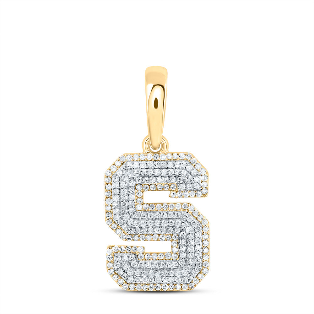 3/4CTW-DIA P1 GIFT INITIAL "S" PENDANT