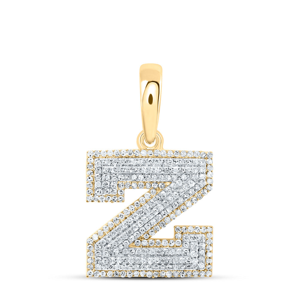 3/4CTW-DIA P1 GIFT INITIAL "Z" PENDANT