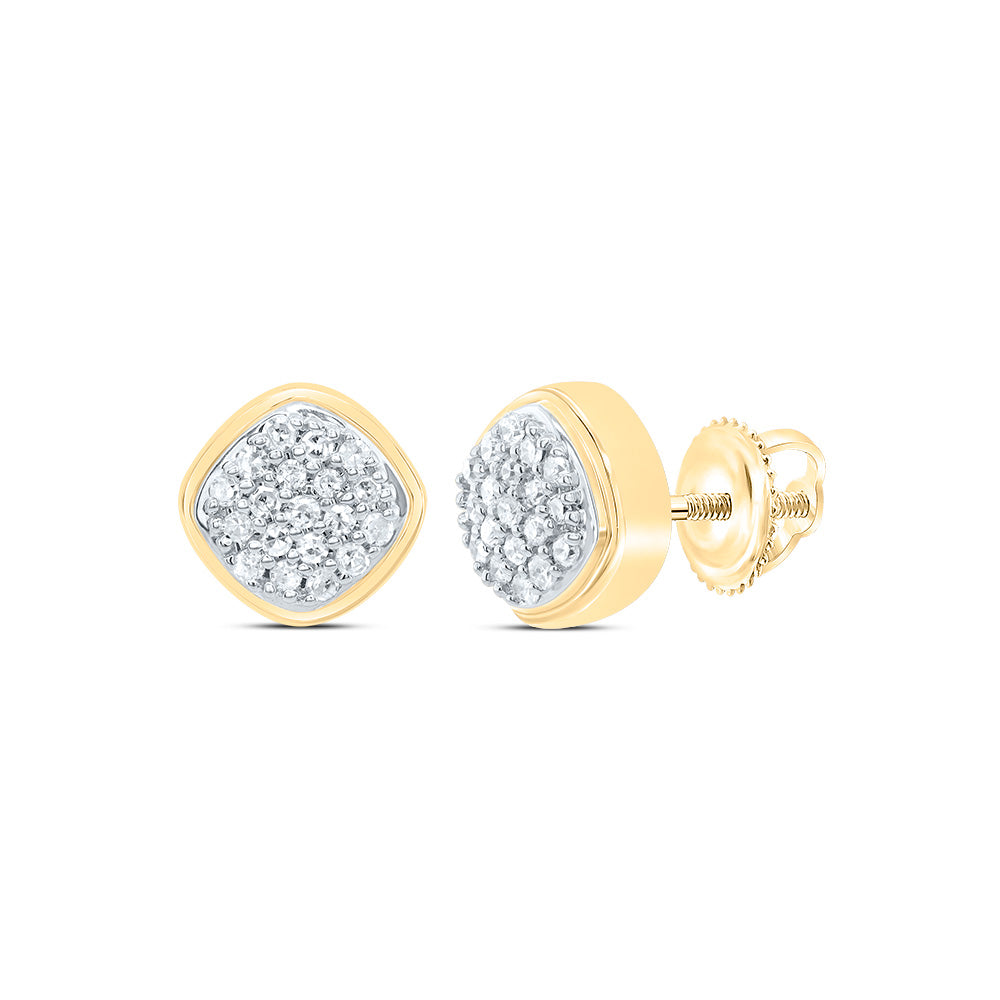 1/10CTW-DIA P1 GIFT CUSHION STUD EARRING