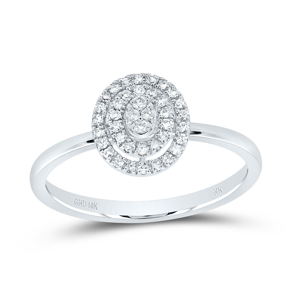 1/6CTW-DIA NK GIFT OVAL RING