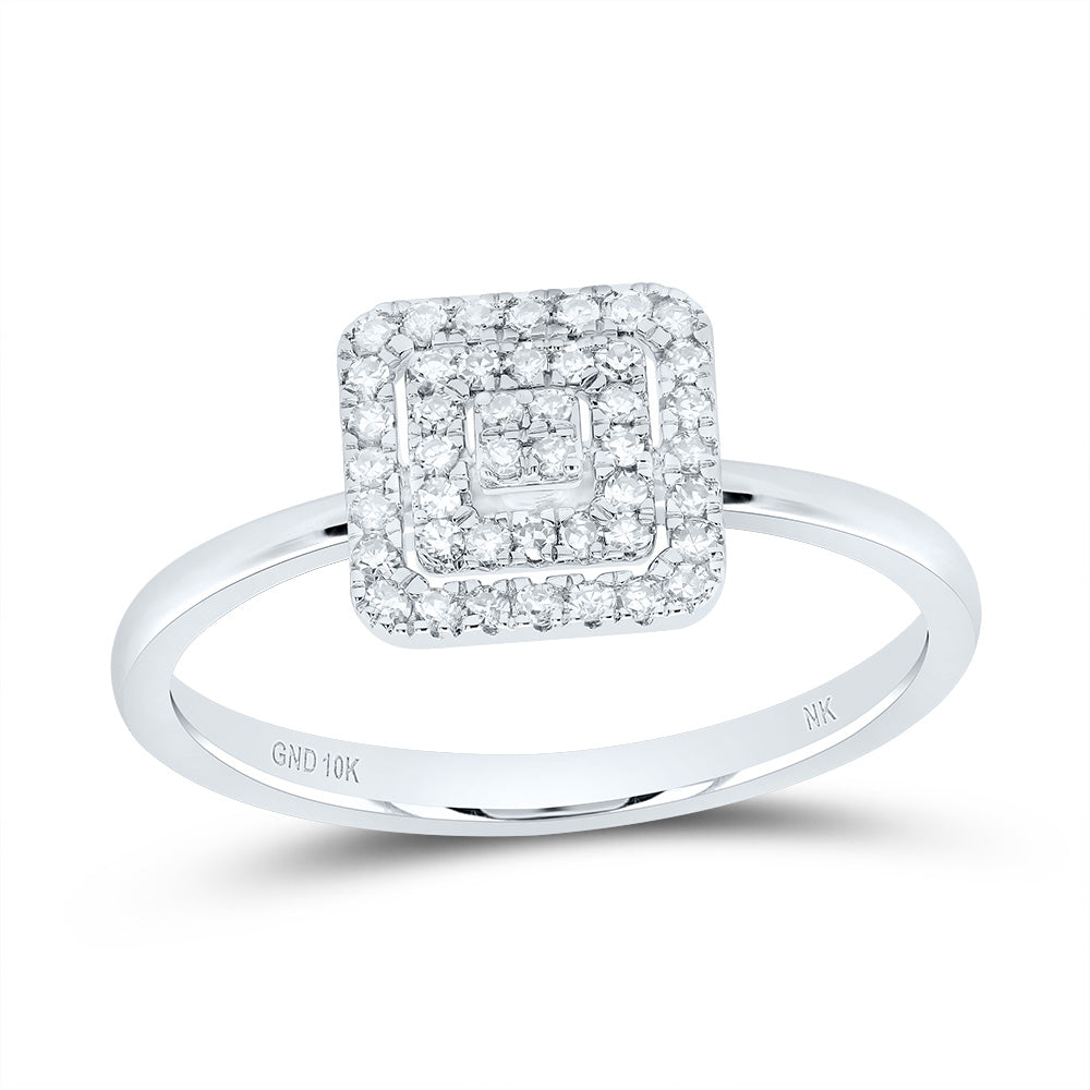 1/5CTW-DIA NK GIFT SQUARE RING