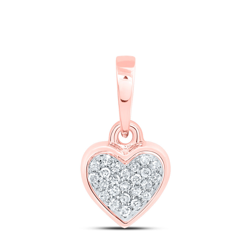 1/20CTW-DIA P1 GIFT HEART PENDANT