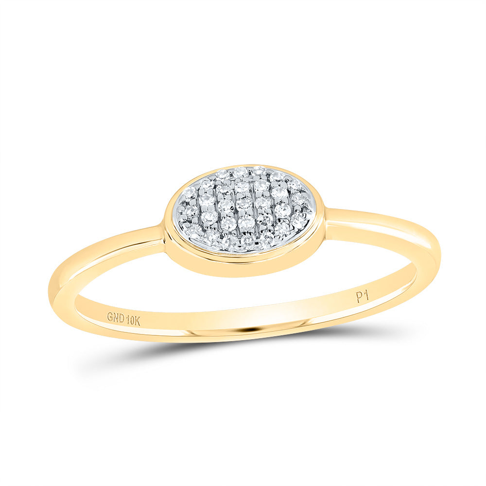 1/12CTW-DIA P1 GIFT OVAL RING