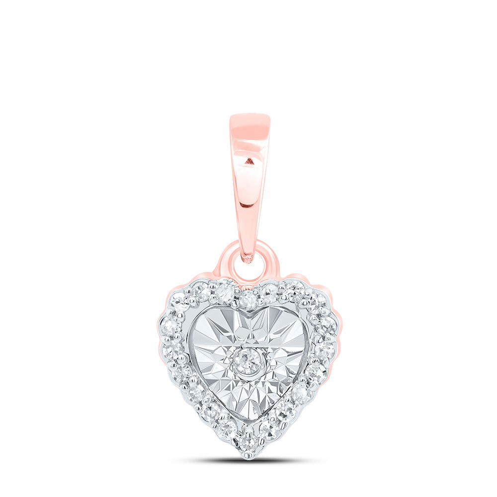 1/20CTW-DIA P1 GIFT HEART PENDANT