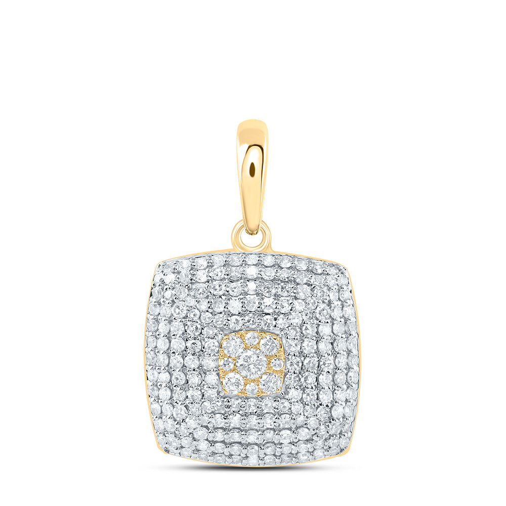 3/4CTW-DIA NK FASHION CUSHION PENDANT