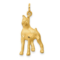Load image into Gallery viewer, 14k Yellow Gold Solid Polished Boxer Charm
