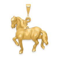 Load image into Gallery viewer, 14k Horse Pendant
