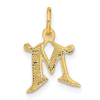 Load image into Gallery viewer, 14k Letter M Initial Charm
