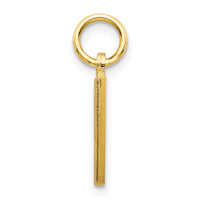Load image into Gallery viewer, 14KY Satin Diamond-cut Letter M Initial Charm
