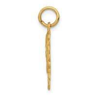 Load image into Gallery viewer, 14k Heart Letter A Charm
