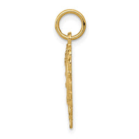 Load image into Gallery viewer, 14k Heart Letter D Charm
