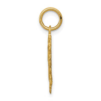 Load image into Gallery viewer, 14k Heart Letter F Charm
