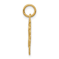 Load image into Gallery viewer, 14k Heart Letter H Charm
