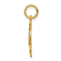 Load image into Gallery viewer, 14k Heart Letter M Charm
