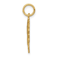 Load image into Gallery viewer, 14k Heart Letter T Charm
