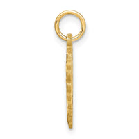 Load image into Gallery viewer, 14k Heart Letter W Charm
