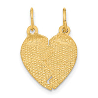 Load image into Gallery viewer, 14k Break Apart MY LOVE TO YOU I GIVE MY HEART Charm

