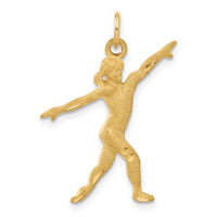 Load image into Gallery viewer, 14k Gymnast Charm
